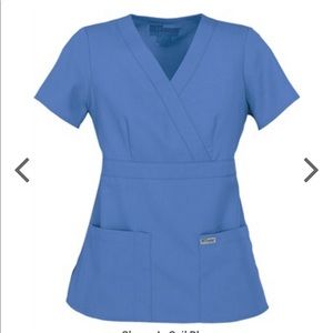 Greys Anatomy Ciel Blue Scrub Set